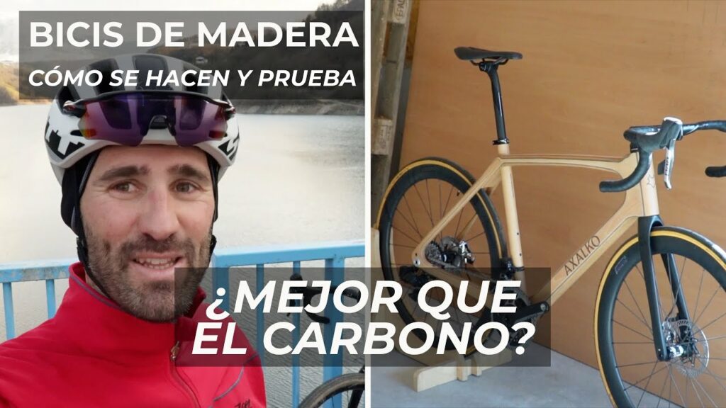 bicicletero de madera